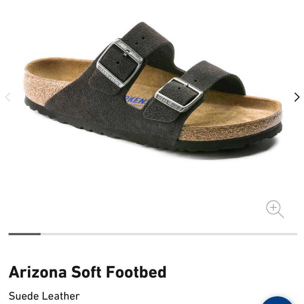 Birkenstock Arizona Sandals Suede Soft Footbed